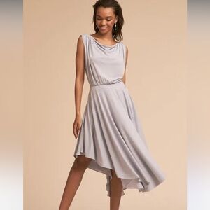 BHLDN for Anthropologie Harmonia Dress Size 0 back V soft bridesmaid dress